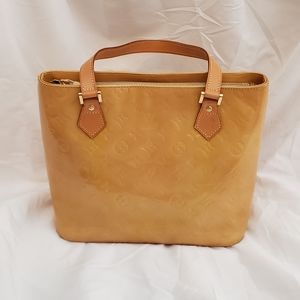 Louis Vuitton Vernis Houston Yellow Bag